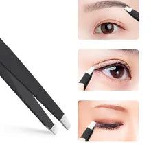 Stainless Steel Eyelash Tweezers